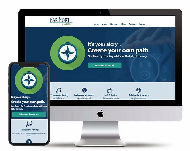 Far North website design example